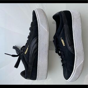 Suede platform PUMA sneakers